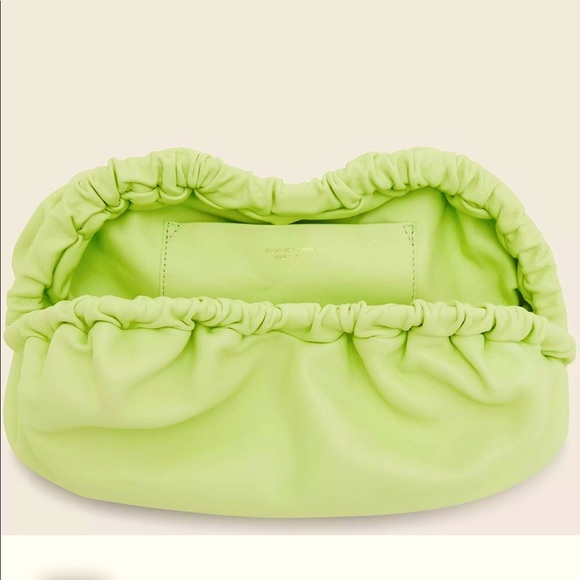 LARGE Mansur Gavriel Cloud Clutch Bag- Mint - Picture 10 of 15